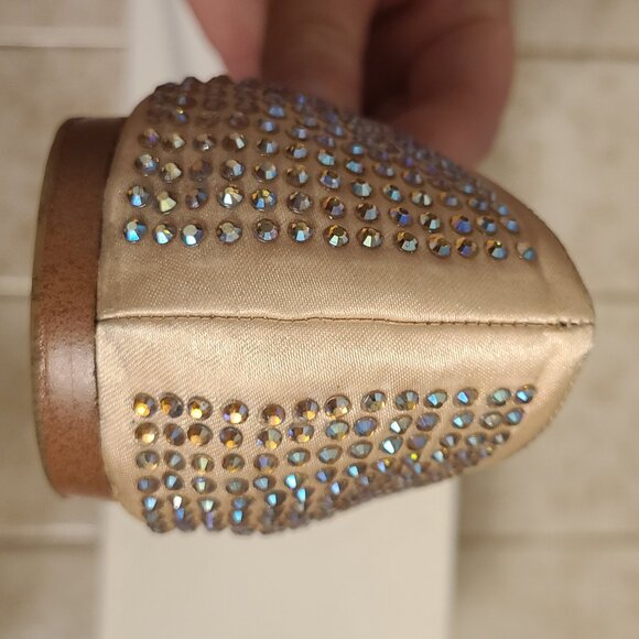 Steve Madden Rhinestone Flats (Very low heel) I-Dreemy Blush Mult Size 9.5 - Picture 7 of 16